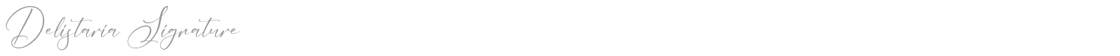 Delistaria Signature font preview
